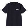 Carhartt WIP S/S University Script T-Shirt Deep Night / White - KYOTO - Carhartt WIP