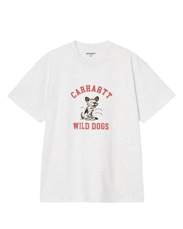 Carhartt WIP S/S Wild Dog T-Shirt Ash Heather - KYOTO - Carhartt WIP