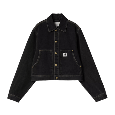 Carhartt WIP W' Arca Jacket Black stone washed - KYOTO - Carhartt WIP women