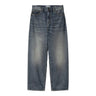 Carhartt WIP W' Brandon Pant Blue worn used wash - KYOTO - Carhartt WIP women