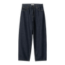 Carhartt WIP W' Brandon Pant smith Blue rinsed - KYOTO - Carhartt WIP women