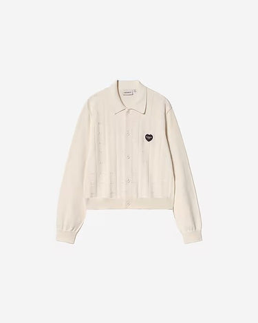 Carhartt WIP W' Drewe Cardigan Natural - KYOTO - Carhartt WIP women