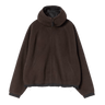 Carhartt WIP W' Hooded Helix Fleece Jacket Palisander / Black - KYOTO - Carhartt WIP women