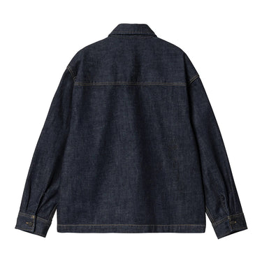 Carhartt WIP W' Lovilia Shirt Jacket Blue rinsed - KYOTO - Carhartt WIP women