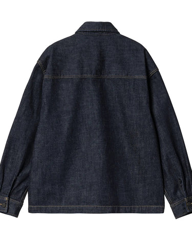 Carhartt WIP W' Lovilia Shirt Jacket Blue rinsed - KYOTO - Carhartt WIP women