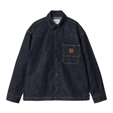 Carhartt WIP W' Lovilia Shirt Jacket Blue rinsed - KYOTO - Carhartt WIP women