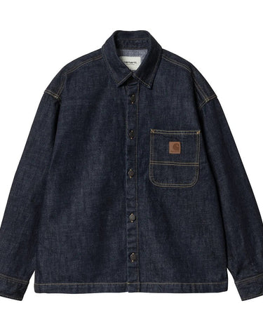 Carhartt WIP W' Lovilia Shirt Jacket Blue rinsed - KYOTO - Carhartt WIP women