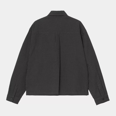 Carhartt WIP W' L/S Toland Shirt Toland Stripe, Black - KYOTO - Carhartt WIP