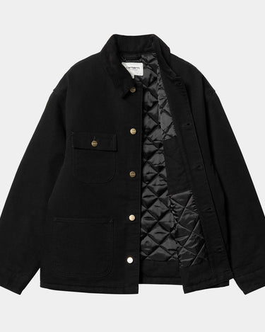 Carhartt WIP W' OG Michigan Coat Black / Black - KYOTO - Carhartt WIP women