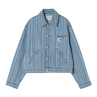 Carhartt WIP W' Rylan Jacket Rylan Stripe, Blue - KYOTO - Carhartt WIP women