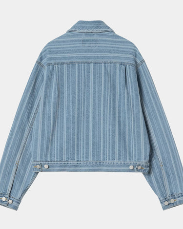 Carhartt WIP W' Rylan Jacket Rylan Stripe, Blue - KYOTO - Carhartt WIP women
