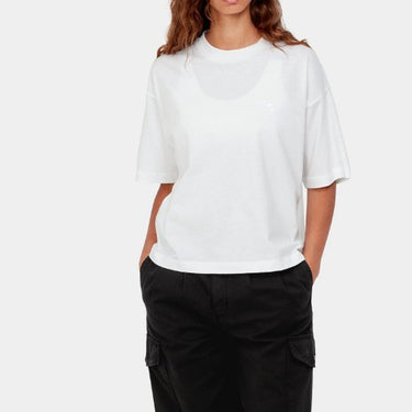 Carhartt WIP W' S/S Chester T-Shirt White - KYOTO - Carhartt WIP women