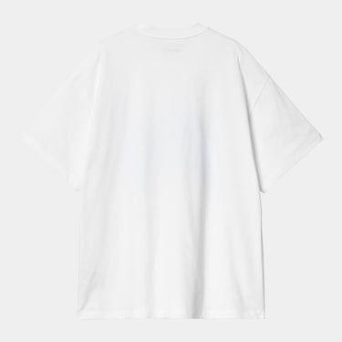 Carhartt WIP W' S/S Goo T - Shirt White / Blue - KYOTO - Carhartt WIP women