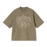Carhartt WIP W' S/S Hackwork T-Shirt Brass / Salt - KYOTO - Carhartt WIP women