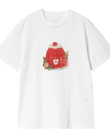 Carhartt WIP W' S/S Pudding T-Shirt White - KYOTO - Carhartt WIP women