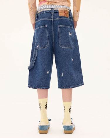 Carne Bollente Bunny Bonanza Washed Blue shorts - KYOTO - Carne Bollente