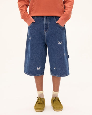 Carne Bollente Bunny Bonanza Washed Blue shorts - KYOTO - Carne Bollente