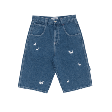 Carne Bollente Bunny Bonanza Washed Blue shorts - KYOTO - Carne Bollente