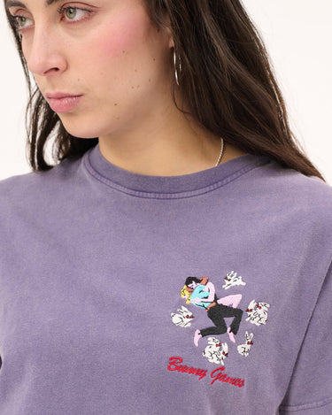 Carne Bollente Bunny Games Off - Lavender tee - KYOTO - Carne Bollente