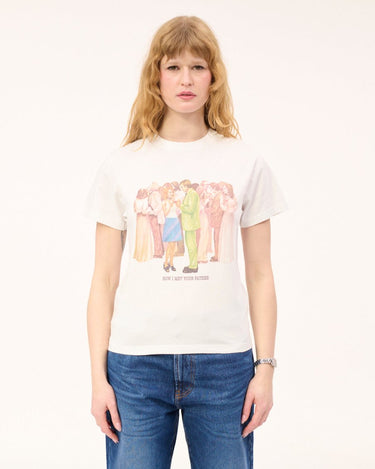 Carne Bollente Carne Meet Cute (How I Met Your Father iii) White tee - KYOTO - Carne Bollente
