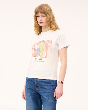 Carne Bollente Carne Meet Cute (How I Met Your Father iii) White tee - KYOTO - Carne Bollente