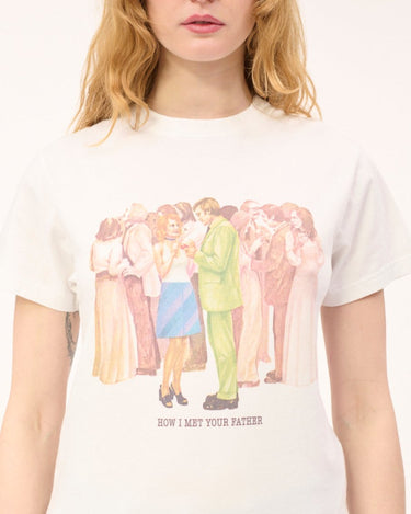 Carne Bollente Carne Meet Cute (How I Met Your Father iii) White tee - KYOTO - Carne Bollente