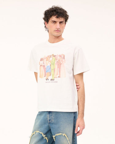 Carne Bollente Carne Meet Cute (How I Met Your Father iii) White tee - KYOTO - Carne Bollente