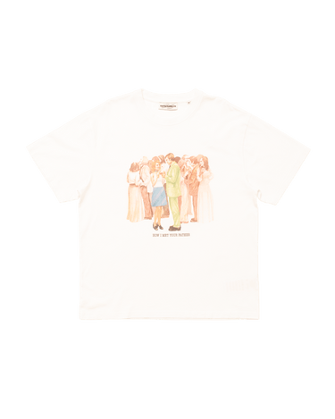Carne Bollente Carne Meet Cute (How I Met Your Father iii) White tee - KYOTO - Carne Bollente