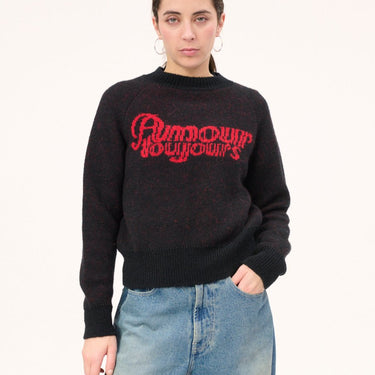 Carne Bollente Fuzzy Love Black knit - KYOTO - Carne Bollente