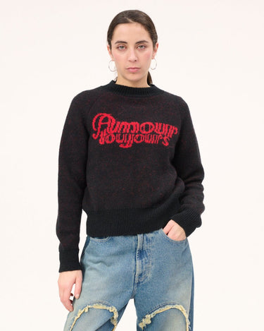 Carne Bollente Fuzzy Love Black knit - KYOTO - Carne Bollente