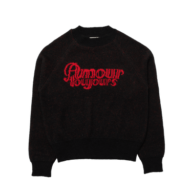 Carne Bollente Fuzzy Love Black knit - KYOTO - Carne Bollente