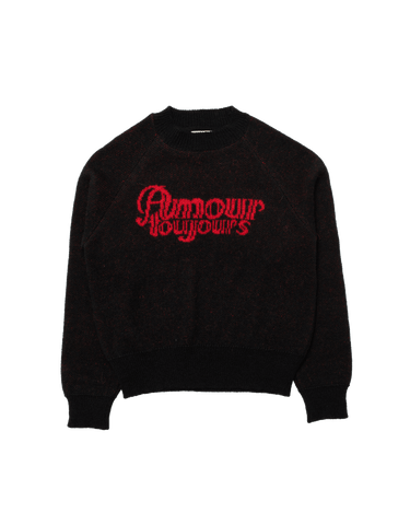Carne Bollente Fuzzy Love Black knit - KYOTO - Carne Bollente