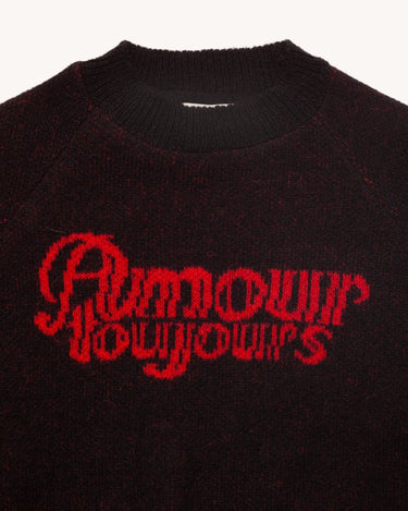 Carne Bollente Fuzzy Love Black knit - KYOTO - Carne Bollente