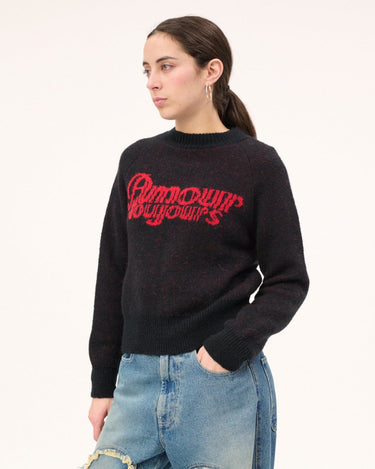Carne Bollente Fuzzy Love Black knit - KYOTO - Carne Bollente
