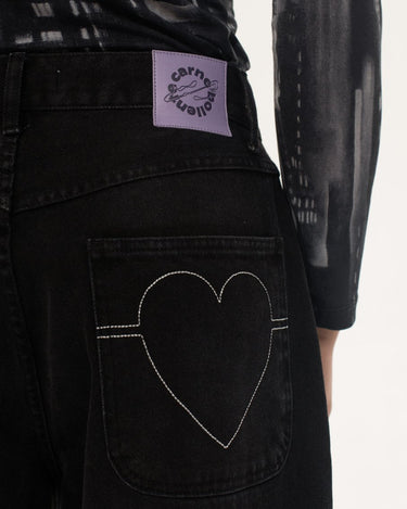 Carne Bollente LovePants Jeans Black Denim - KYOTO - Carne Bollente