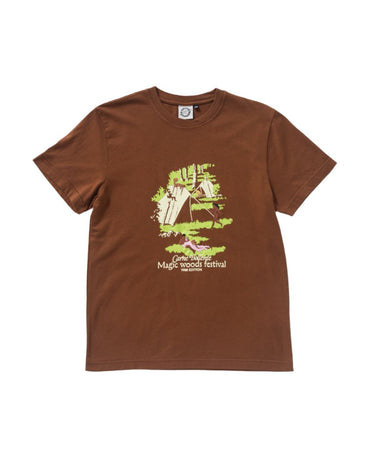 Carne Bollente Magic Woods Festival Brown T - shirts - KYOTO - Carne Bollente