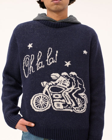 Carne Bollente Ménage à Trois, Oh La La Navy knit - KYOTO - Carne Bollente