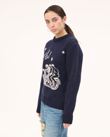 Carne Bollente Ménage à Trois, Oh La La Navy knit - KYOTO - Carne Bollente