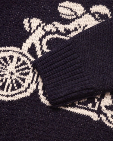 Carne Bollente Ménage à Trois, Oh La La Navy knit - KYOTO - Carne Bollente