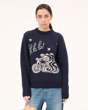 Carne Bollente Ménage à Trois, Oh La La Navy knit - KYOTO - Carne Bollente