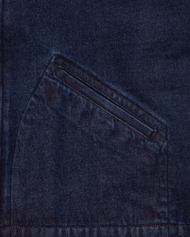 Carne Bollente Moto Rabbit (Alt. Stud Bunny) Washed Blue overshirts - KYOTO - Carne Bollente
