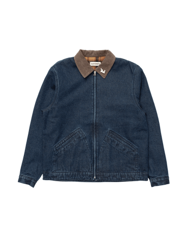 Carne Bollente Moto Rabbit (Alt. Stud Bunny) Washed Blue overshirts - KYOTO - Carne Bollente