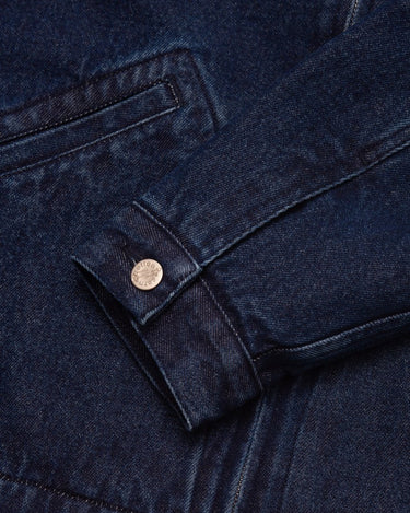 Carne Bollente Moto Rabbit (Alt. Stud Bunny) Washed Blue overshirts - KYOTO - Carne Bollente