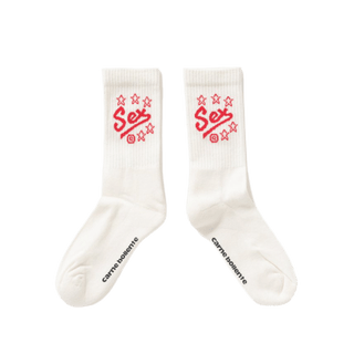 Carne Bollente Socks Shocks White - KYOTO - Carne Bollente