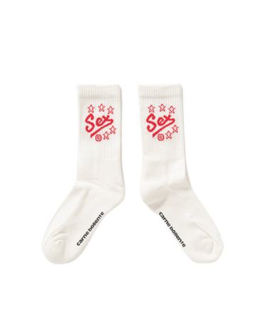 Carne Bollente Socks Shocks White - KYOTO - Carne Bollente