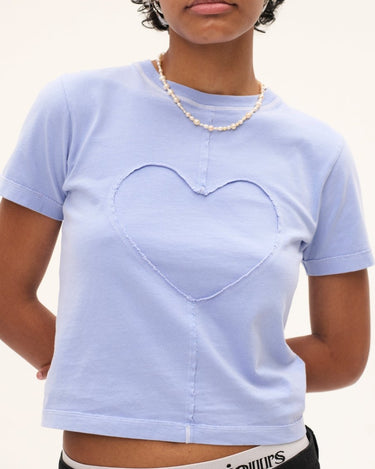 Carne Bollente Stitch of Love Baby Blue t-shirt - KYOTO - Carne Bollente