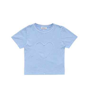 Carne Bollente Stitch of Love Baby Blue t-shirt - KYOTO - Carne Bollente