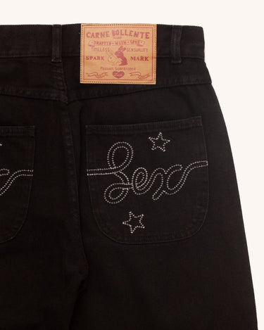 Carne Bollente S*x Denim Black jeans - KYOTO - Carne Bollente