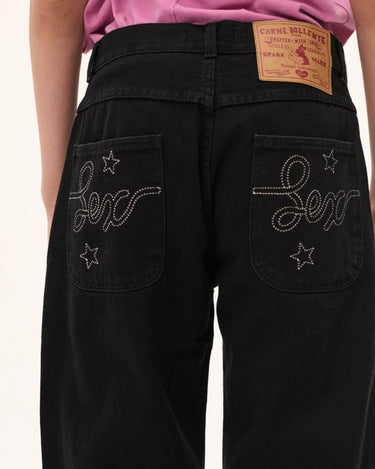 Carne Bollente S*x Denim Black jeans - KYOTO - Carne Bollente