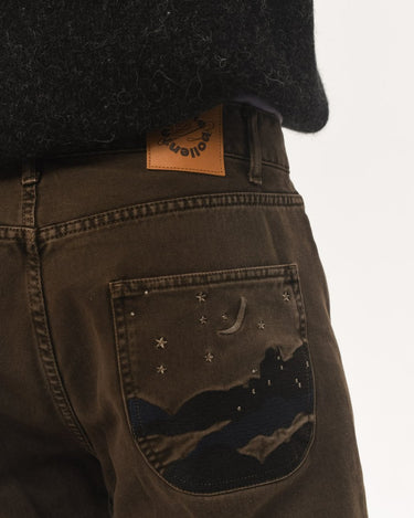 Carne Bollente Under The Moon Jeans Brown Denim - KYOTO - Carne Bollente